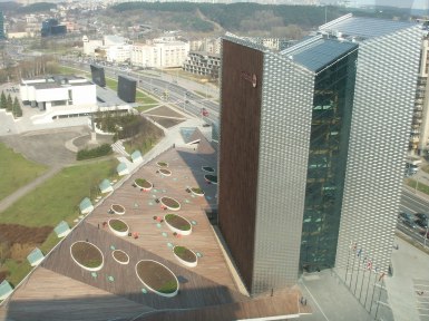 view from hotel Radisson