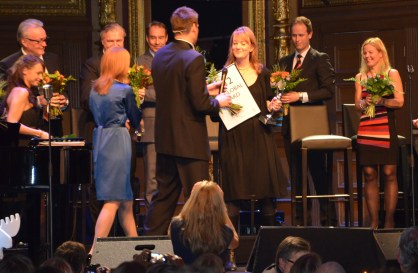 Prisutdelning till Skansen, vinnare av 2012 års pris